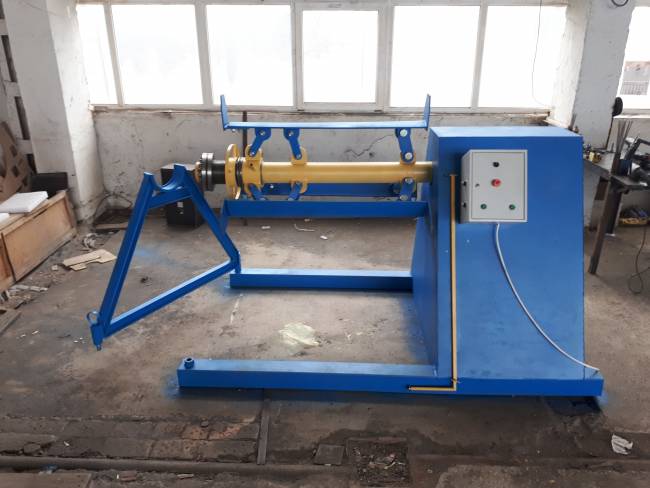 Разматыватель рулонного металла консольный до 7 тонн