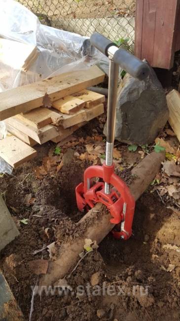 Труборез ручной роторный STALEX MHPC-6 (ф100-150мм)